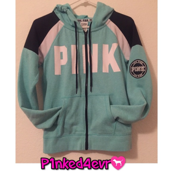 VS PINK Full Zip University Hoodie XS - Picture 2 of 5